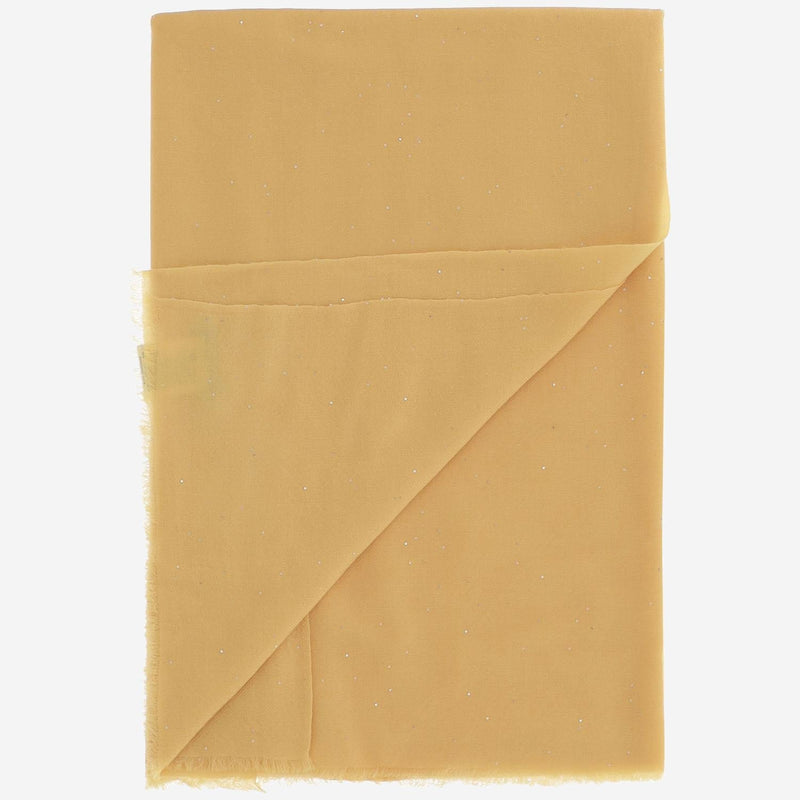 Faliero Sarti Raissa Scarf — Yellow Wool Scarfs