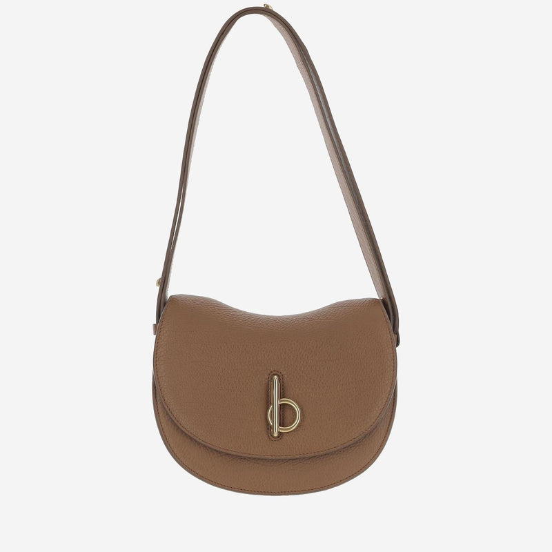 Burberry Shoulder Bag — Beige Calfskin