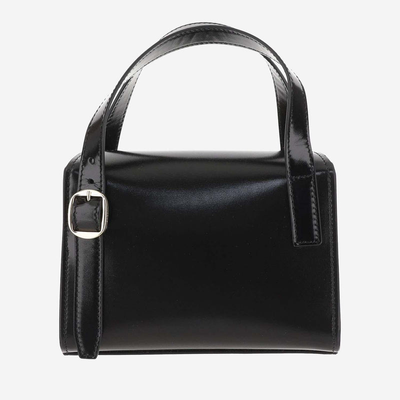 Coperni Cabas Top Handle Bag — Black Calfskin