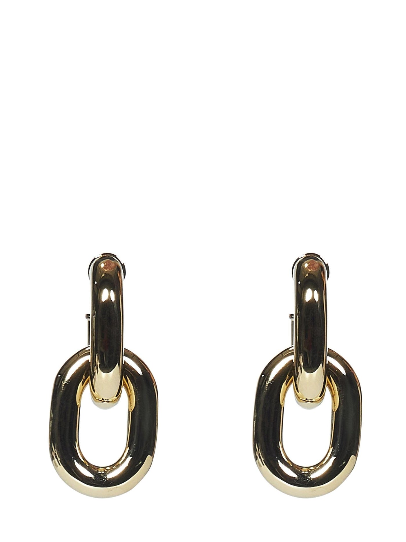 Rabanne Xl Link Earrings — Gold Brass