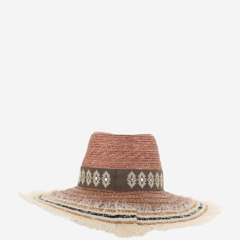 Ferruccio Vecchi 385981 Sun Hat — Beige Straw