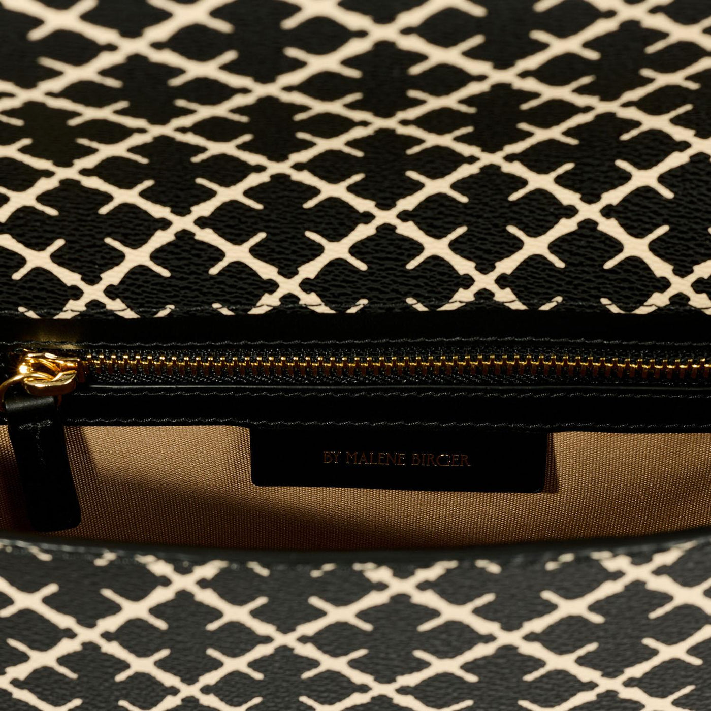 By Malene Birger Tallie Shoulder Bag — Black Polyvinyl