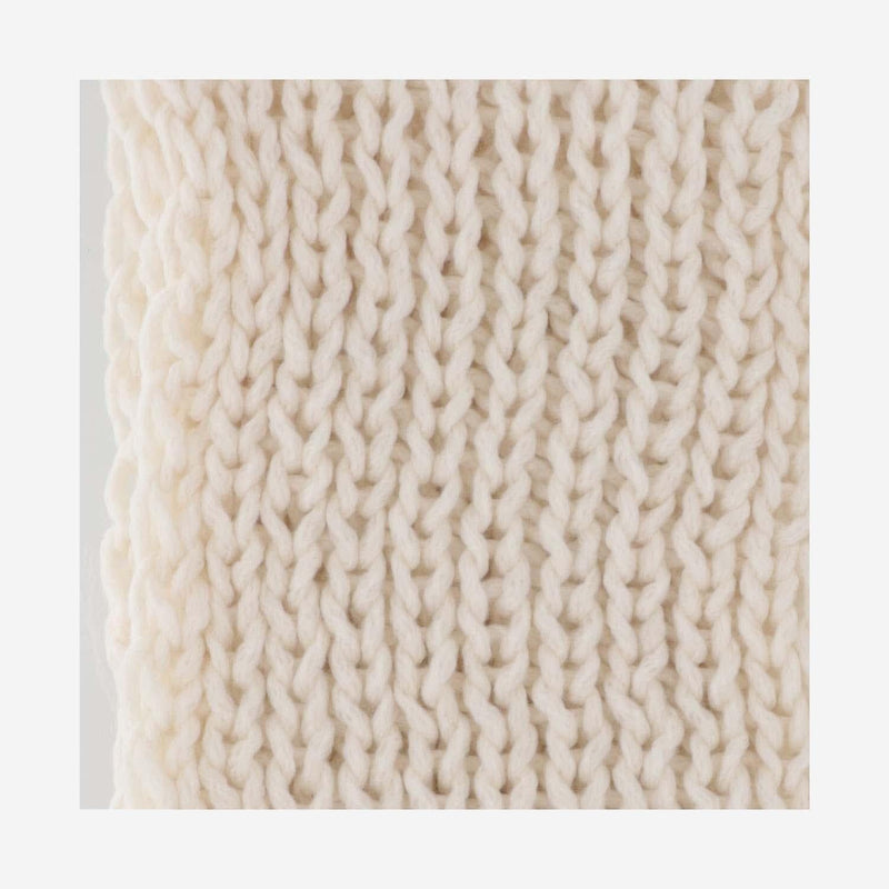 Evyinit Merino Wool Blend Scarf — Ivory Scarfs