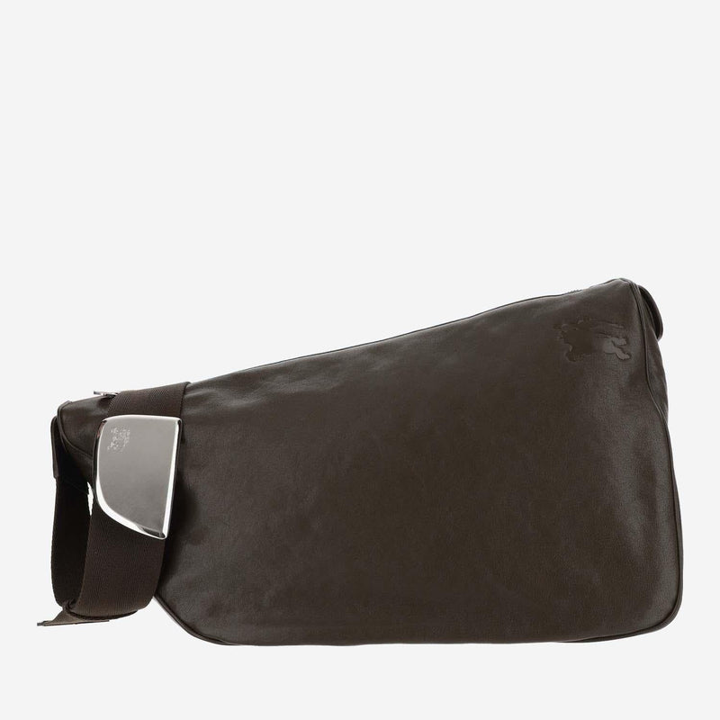 Burberry Shield Shoulder Bag — Green Lamb Leather (ovis Aries)