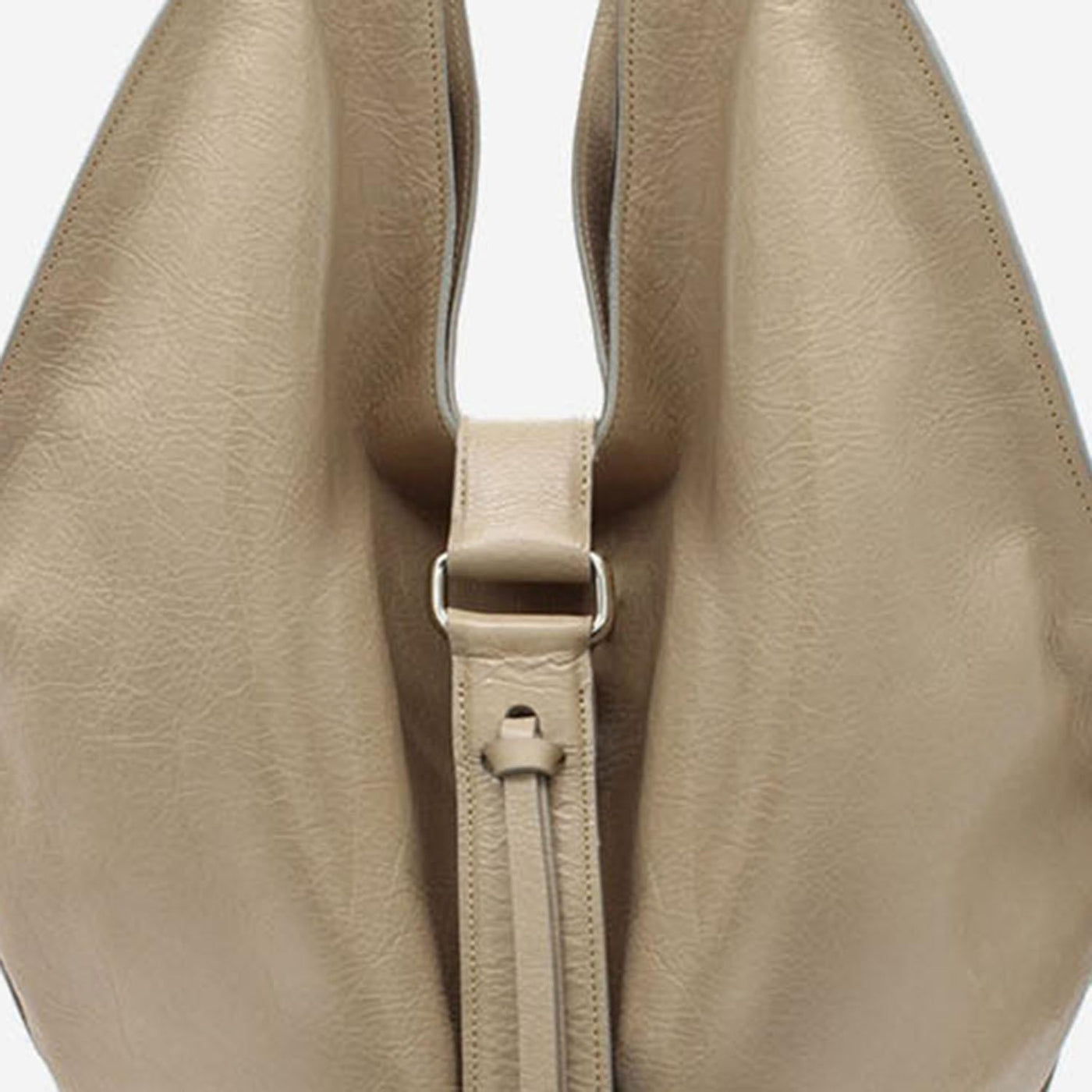 Radica Studio Sunset Shoulder Bag — Beige Leather