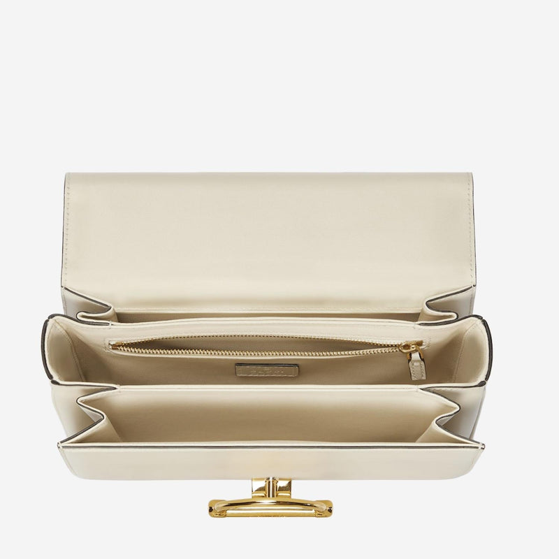 Gucci Siena Shoulder Bag — White Calfskin
