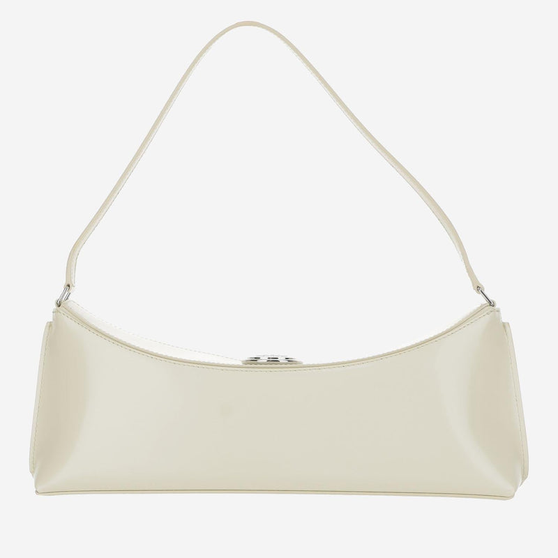 Jacquemus Shoulder Bag — White Calfskin