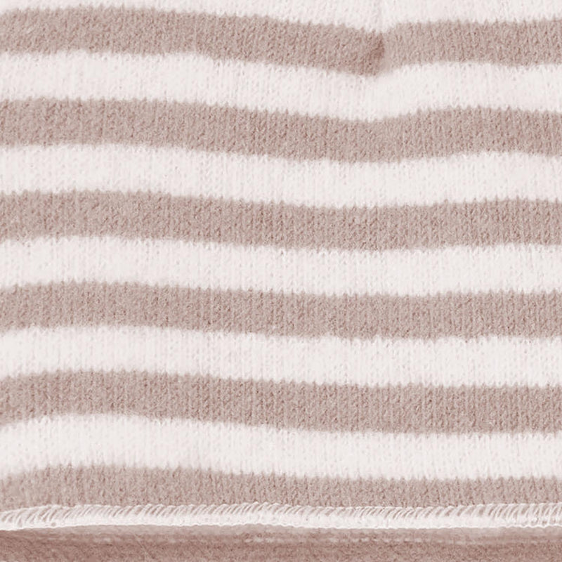 1+ The Family 25w040 Striped Cotton Beanie — Pink Beanies