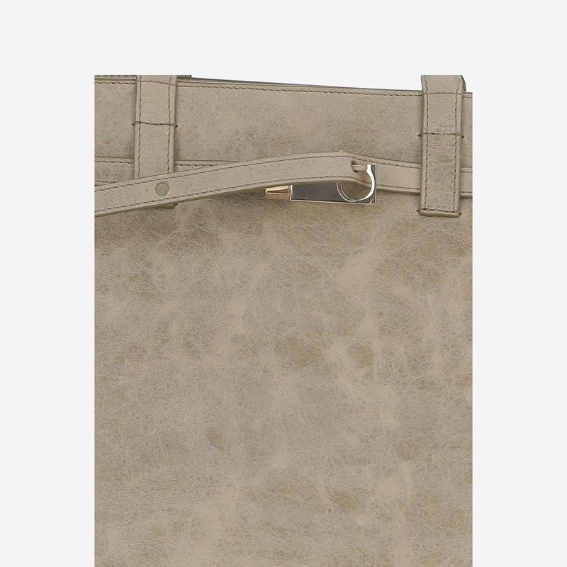 Benedetta Bruzziches Shoulder Bag — Beige Leather