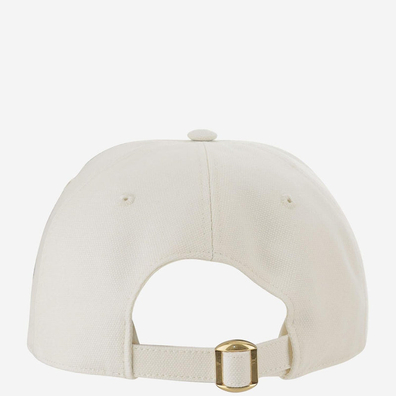 Valentino Garavani 6y2hda41wgj Baseball Cap — White Cotton Caps