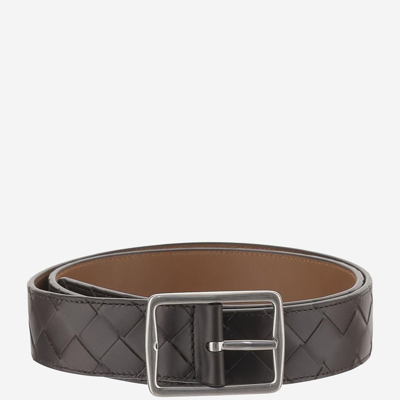 Bottega Veneta Belt — Brown Calf Skin