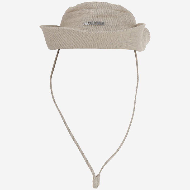 Jacquemus Acu00721aw00595 Linen-Cotton Blend Bucket Hat — White