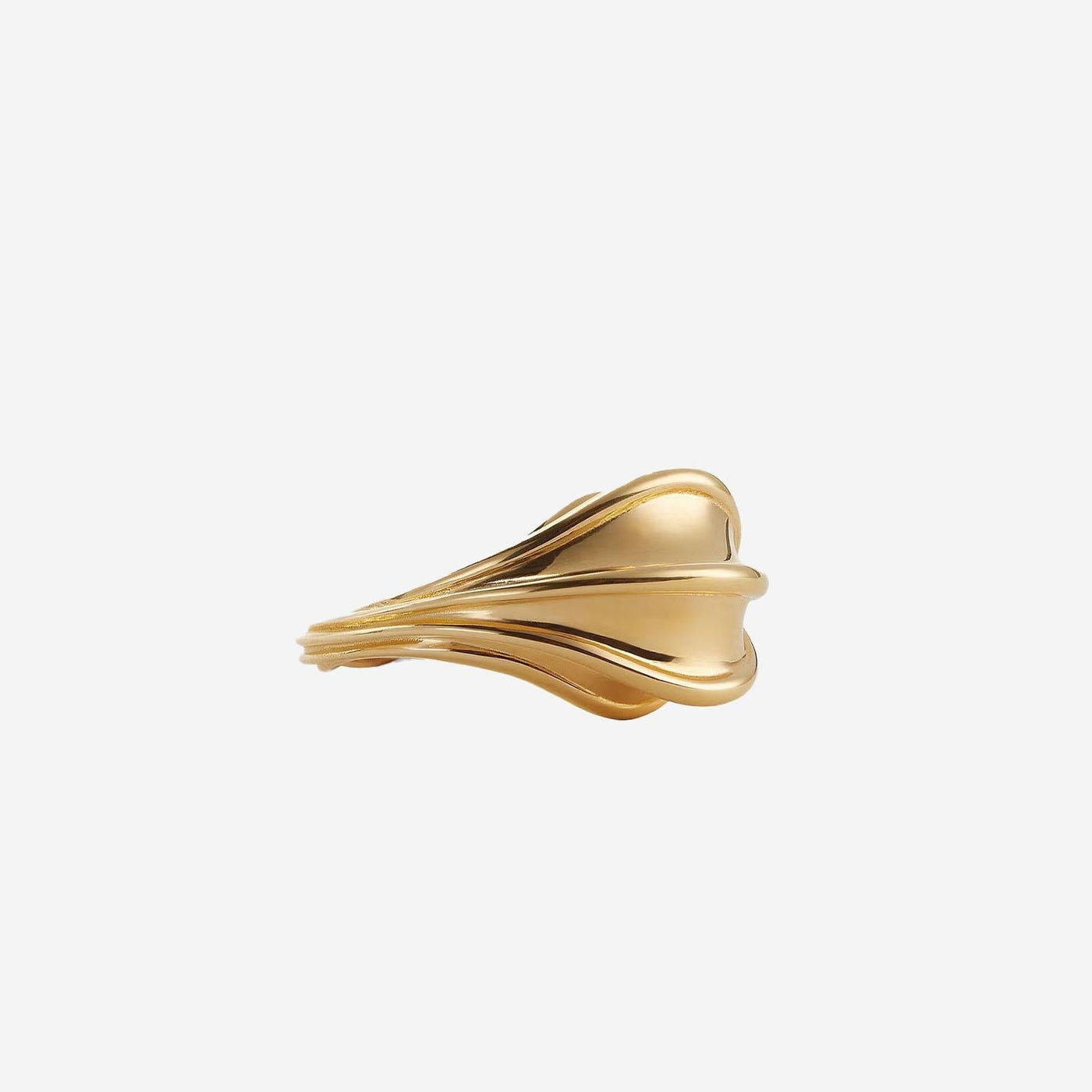 Bottega Veneta Drop Ring — Gold Rings