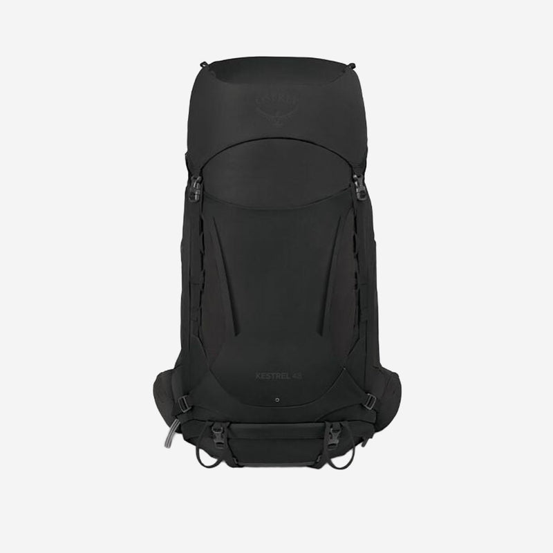 Osprey Kestrel Backpack — Black Recycled Polyamide
