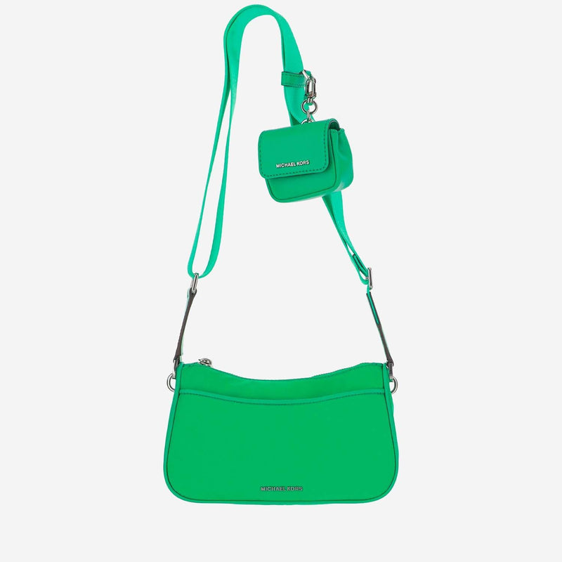 Michael Kors Shoulder Bag — Green Nylon