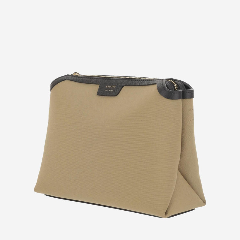 Khaite Lina Shoulder Bag — Beige Calfskin