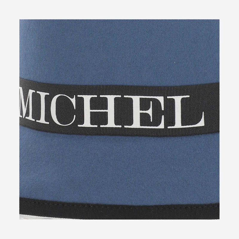 Maison Michel 1155006001 Bucket Hat — Blue Rabbit Felt