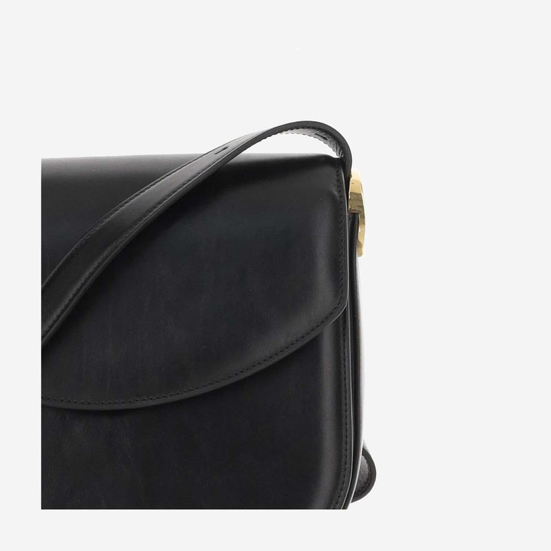 Jil Sander Coin Shoulder Bag — Black