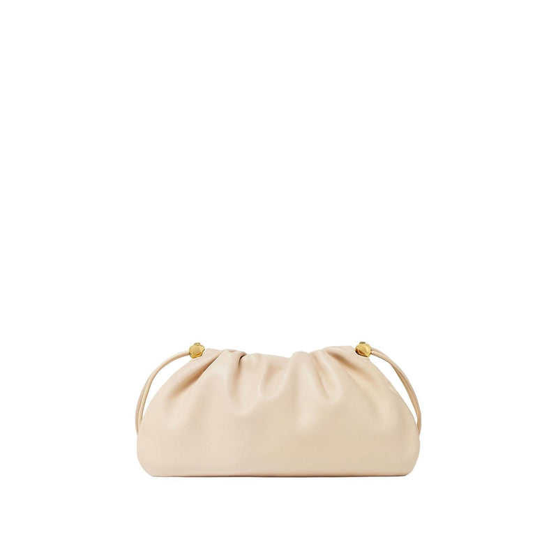 Versace Tag Mini Bag — Ivory Lambskin Leather