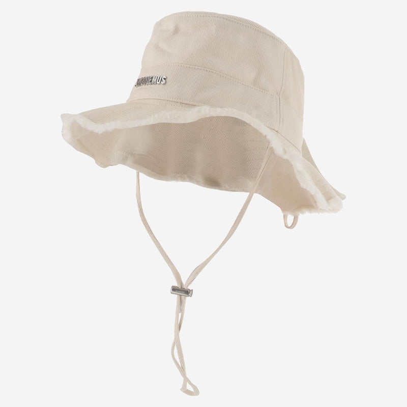 Jacquemus Acu00002ae00014 Bucket Hat — Ivory Cotton