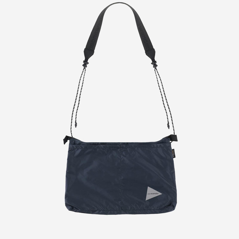 And Wander Technical Nylon Shoulder Bag — Navy