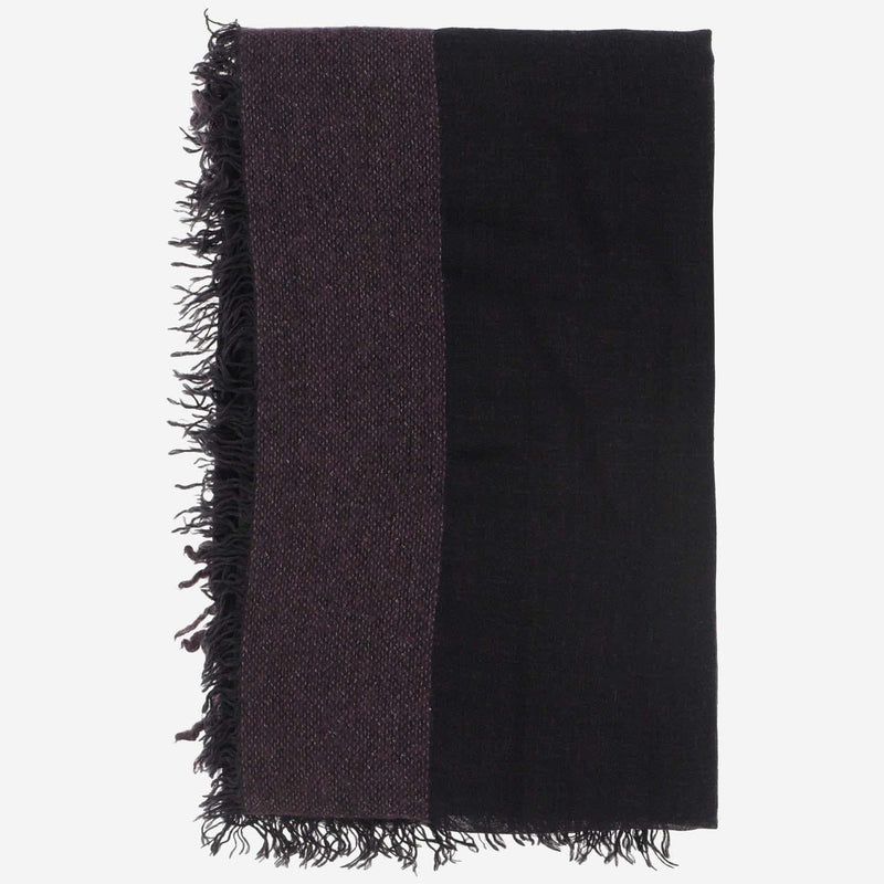 Faliero Sarti Isadora Scarf — Purple Virgin Wool Scarfs