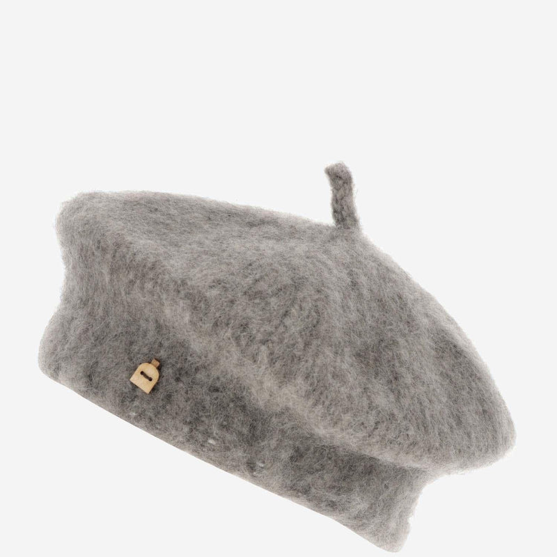 Myssy Kallio Beret — Gray Wool Berets