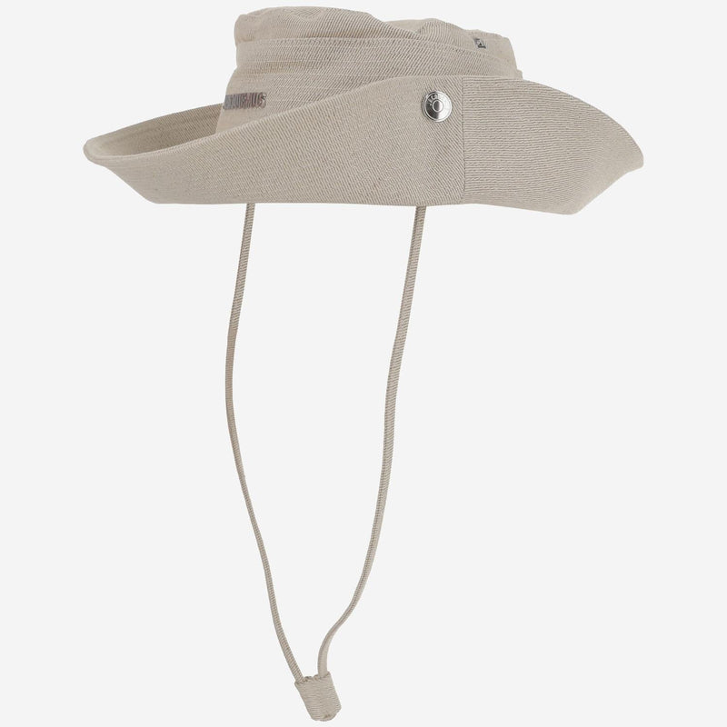 Jacquemus Acu00721aw00595 Linen-Cotton Blend Bucket Hat — White