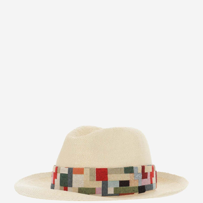 Alexia Alvarez De Toledo Panama Hat — White Raffia