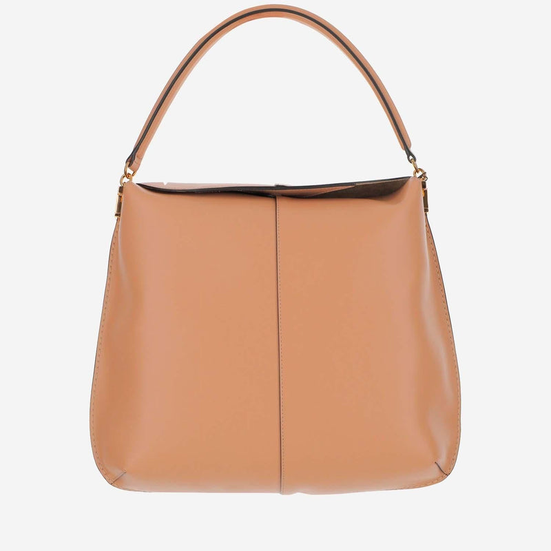 Tods Hobo Bag — Beige Leather