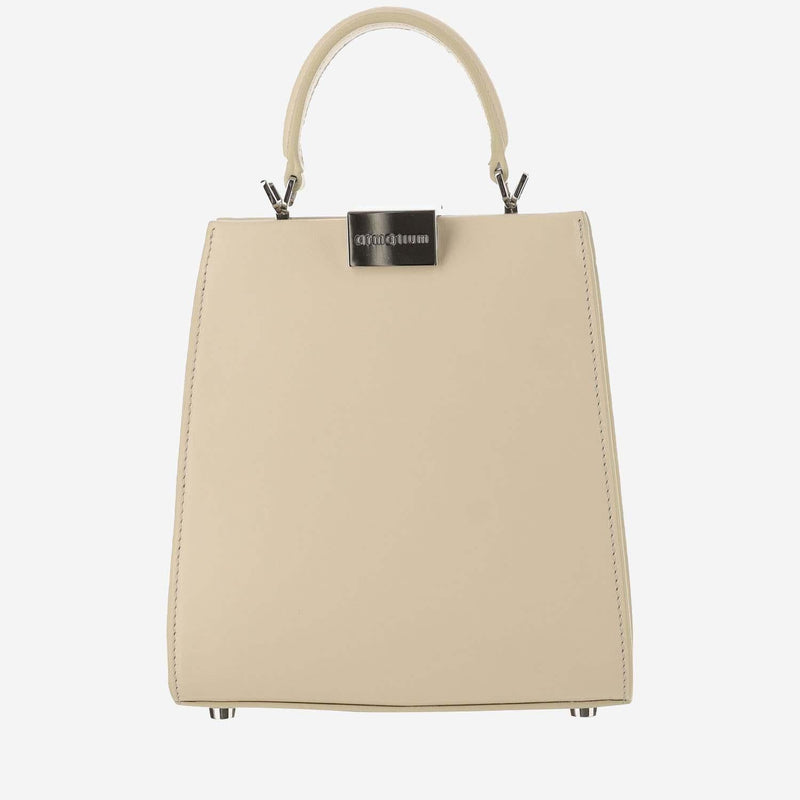 Armarium Top Handle Bag — Ivory Leather