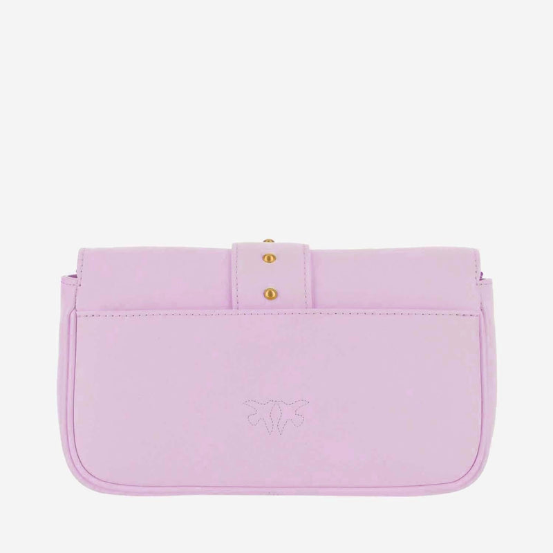 Pinko Shoulder Bag — Pink Leather