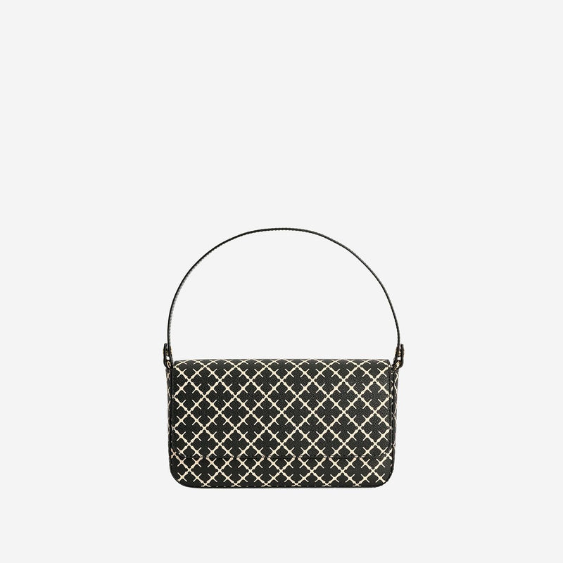 By Malene Birger Tallie Shoulder Bag — Black Polyvinyl