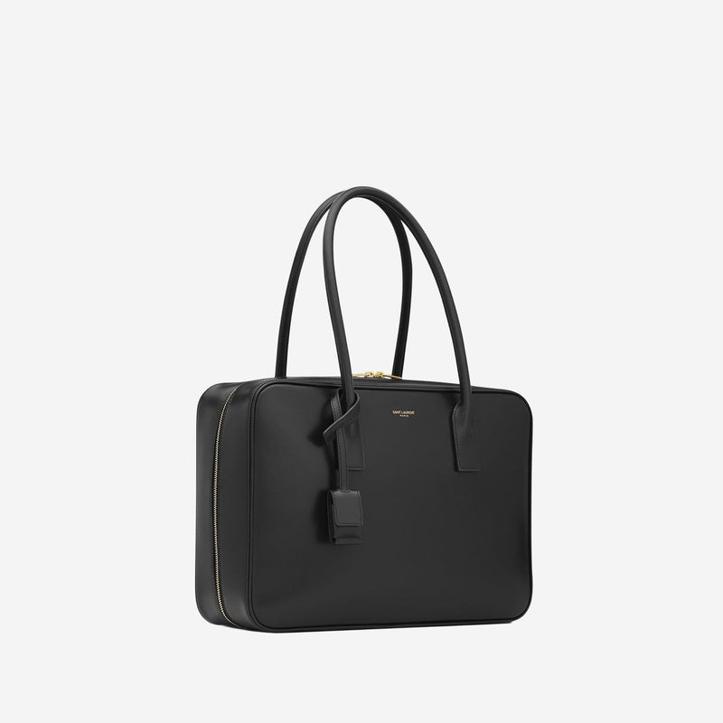 Saint Laurent Sac De Jour Shoulder Bag — Black Leather