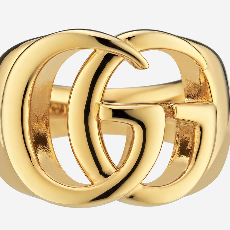 Gucci Gg Marmont Ring — Gold Brass Rings