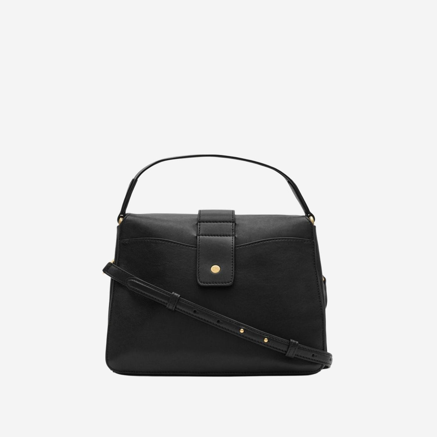 Burberry Shoulder Bag — Black Leather