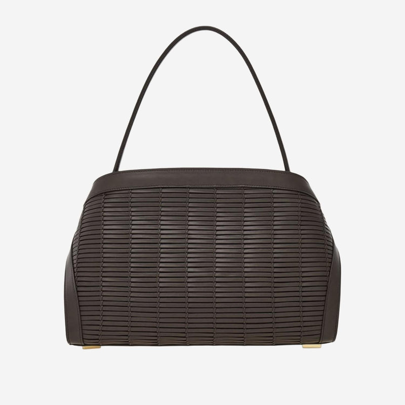 Ferragamo Shoulder Bag — Brown Leather