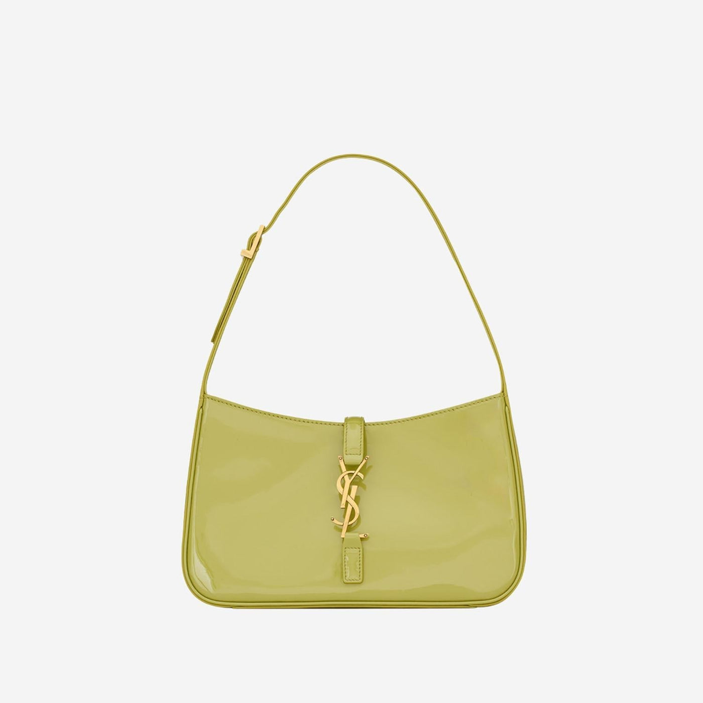 Saint Laurent Shoulder Bag — Green Calfskin Leather