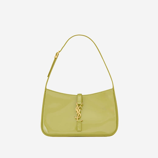 Saint Laurent Shoulder Bag — Green Calfskin Leather