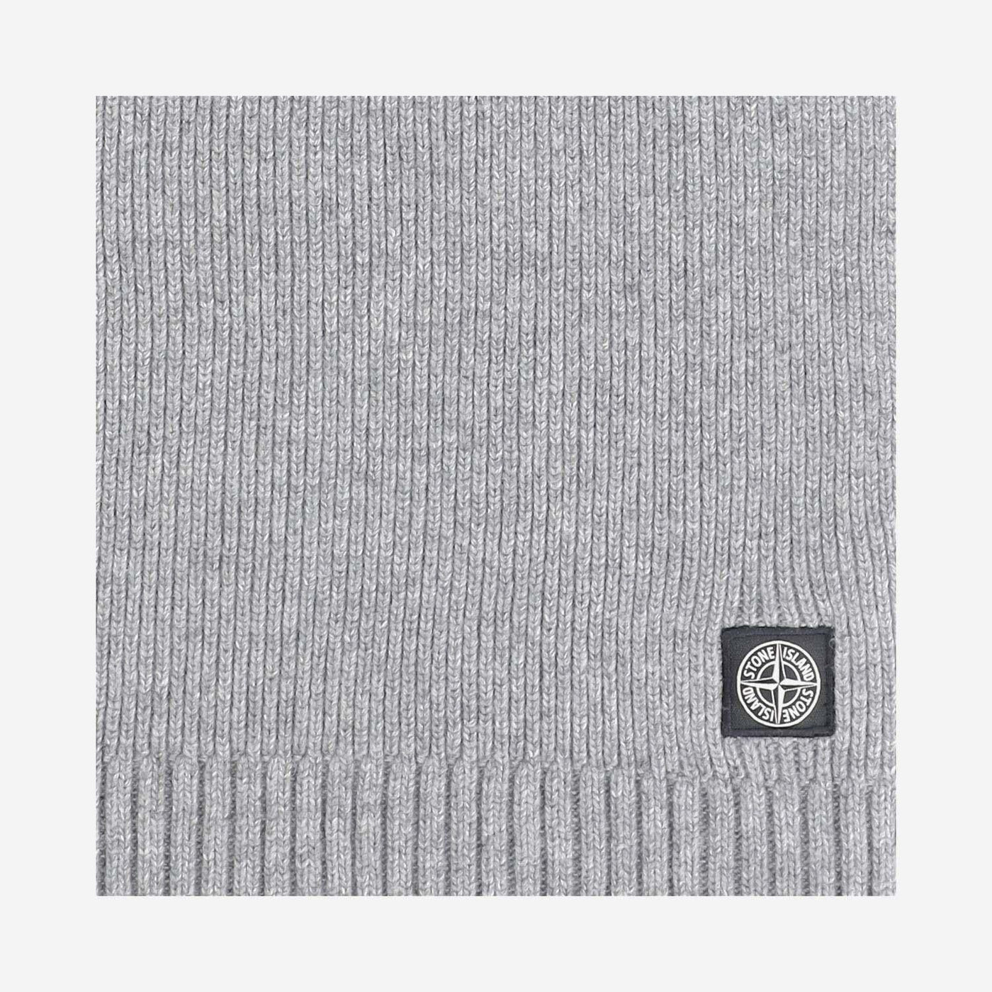 Stone Island Wool Blend Scarf — Gray Scarfs