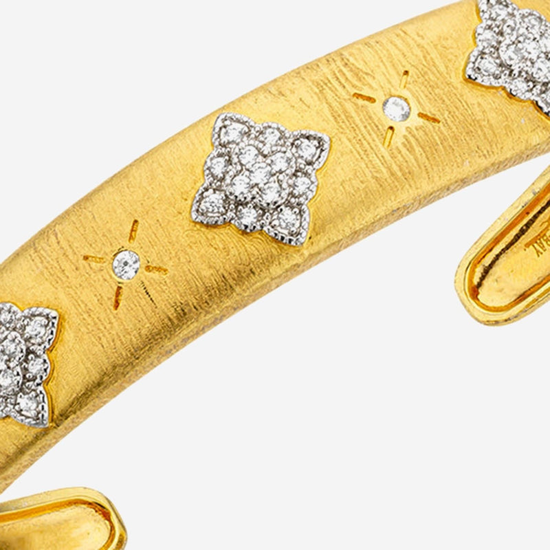 Mya Bay Mira Cuff Bracelet — Gold Brass Bracelets