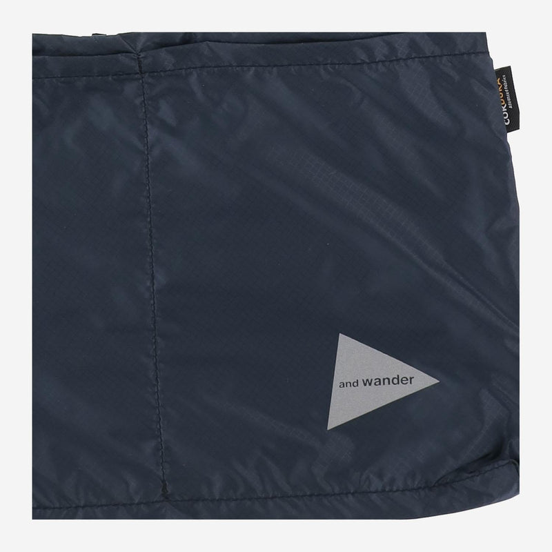 And Wander Technical Nylon Shoulder Bag — Navy