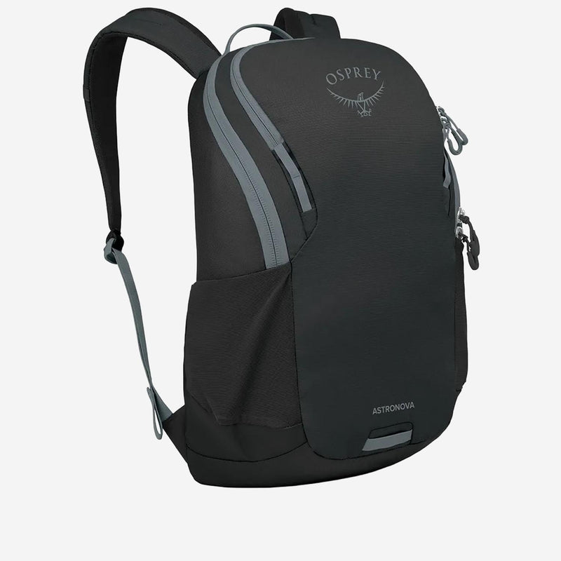 Osprey Recycled Polyester Backpack — Black