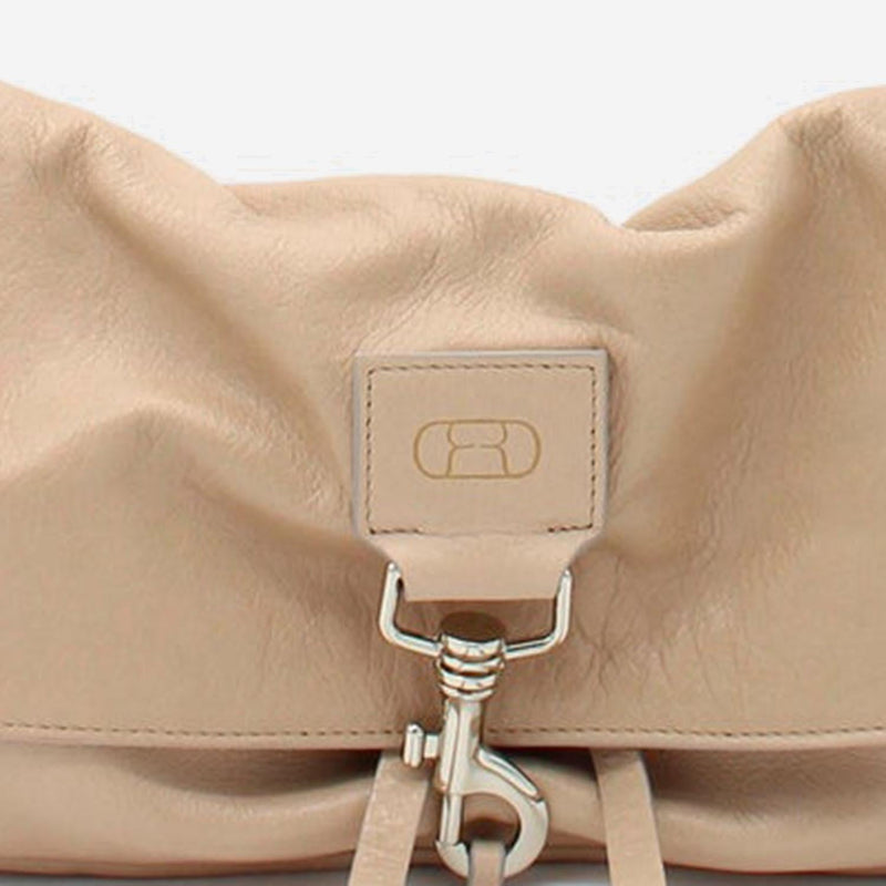 Radica Studio La Bisaccia Mini Shoulder Bag — Beige Nappa Leather