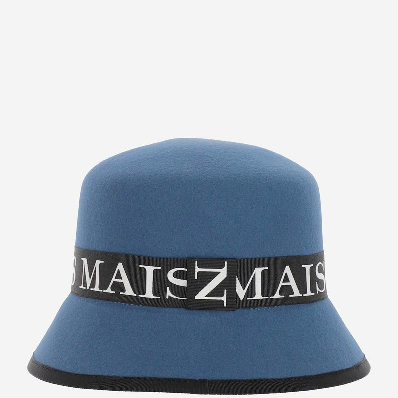 Maison Michel 1155006001 Bucket Hat — Blue Rabbit Felt