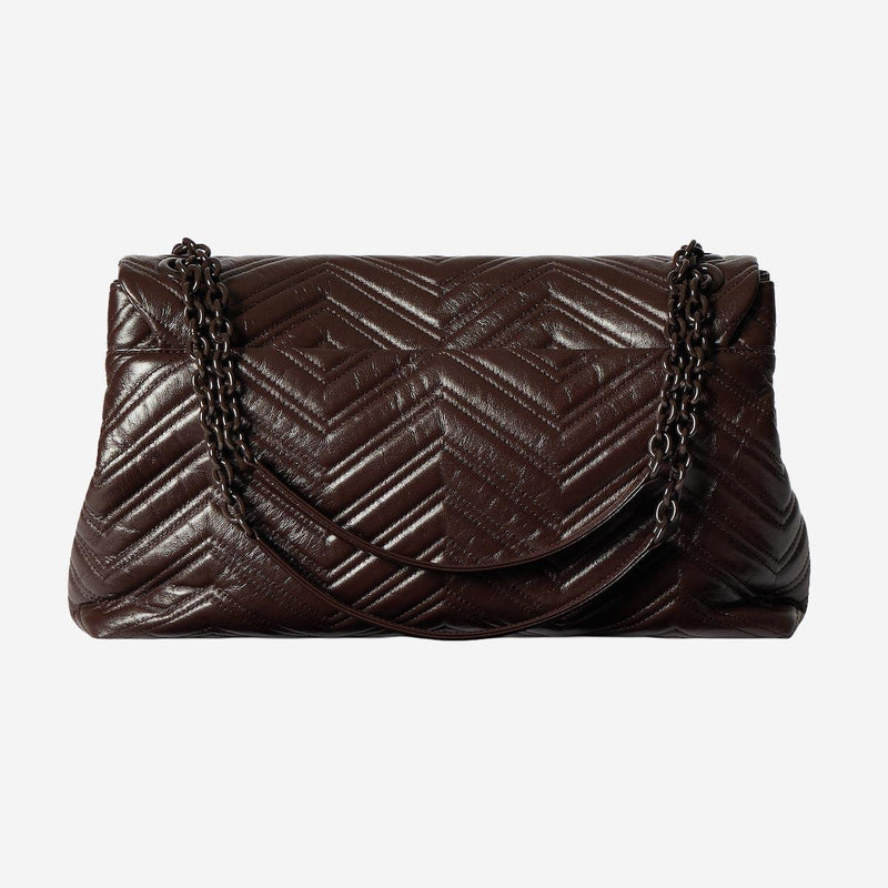 Gucci Marmont Shoulder Bag — Brown Calfskin