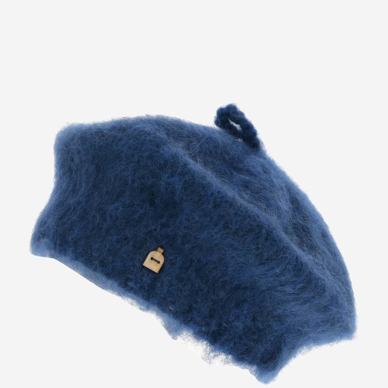 Myssy Noki Wool Basket Beret — Navy Berets