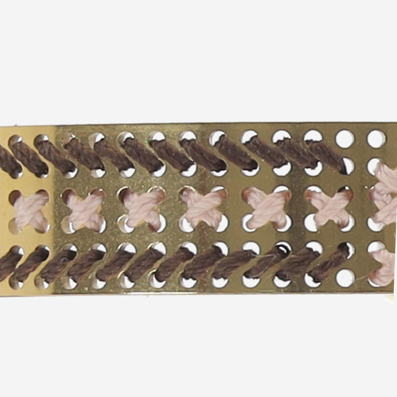Leight Studio Embroidered Steel Bracelet — Multicolor Bracelets