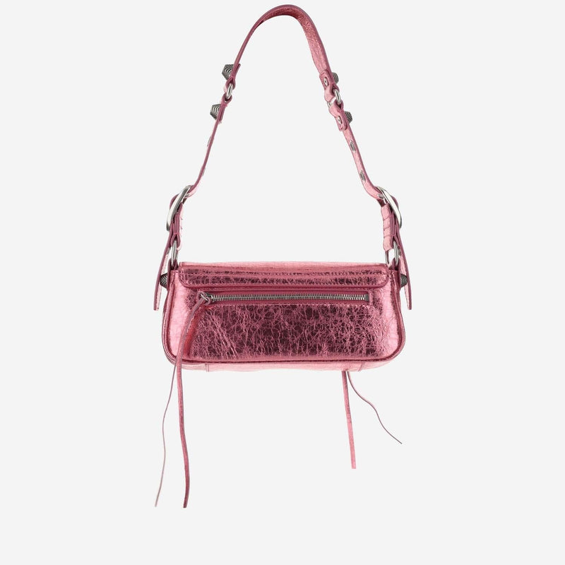 Balenciaga Le Cagole Xs Shoulder Bag — Pink Lambskin