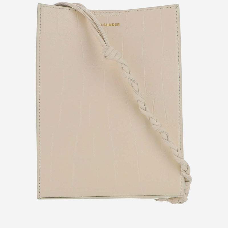 Jil Sander Crossbody Bag — Beige Calfskin